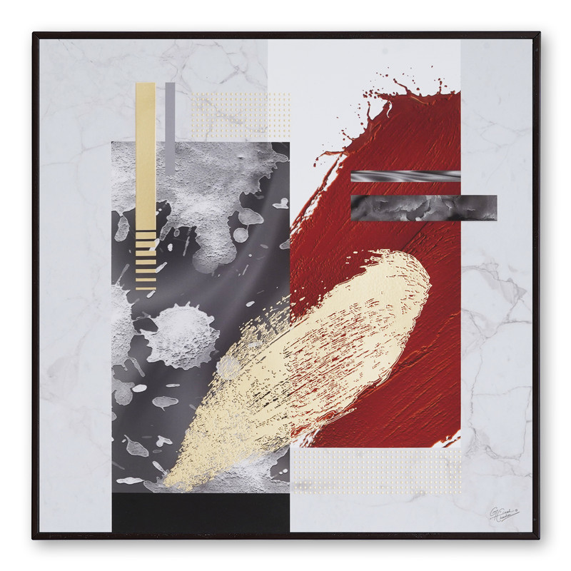 Chitran Product Photography Golden Embossed Wall Painting - Image 1