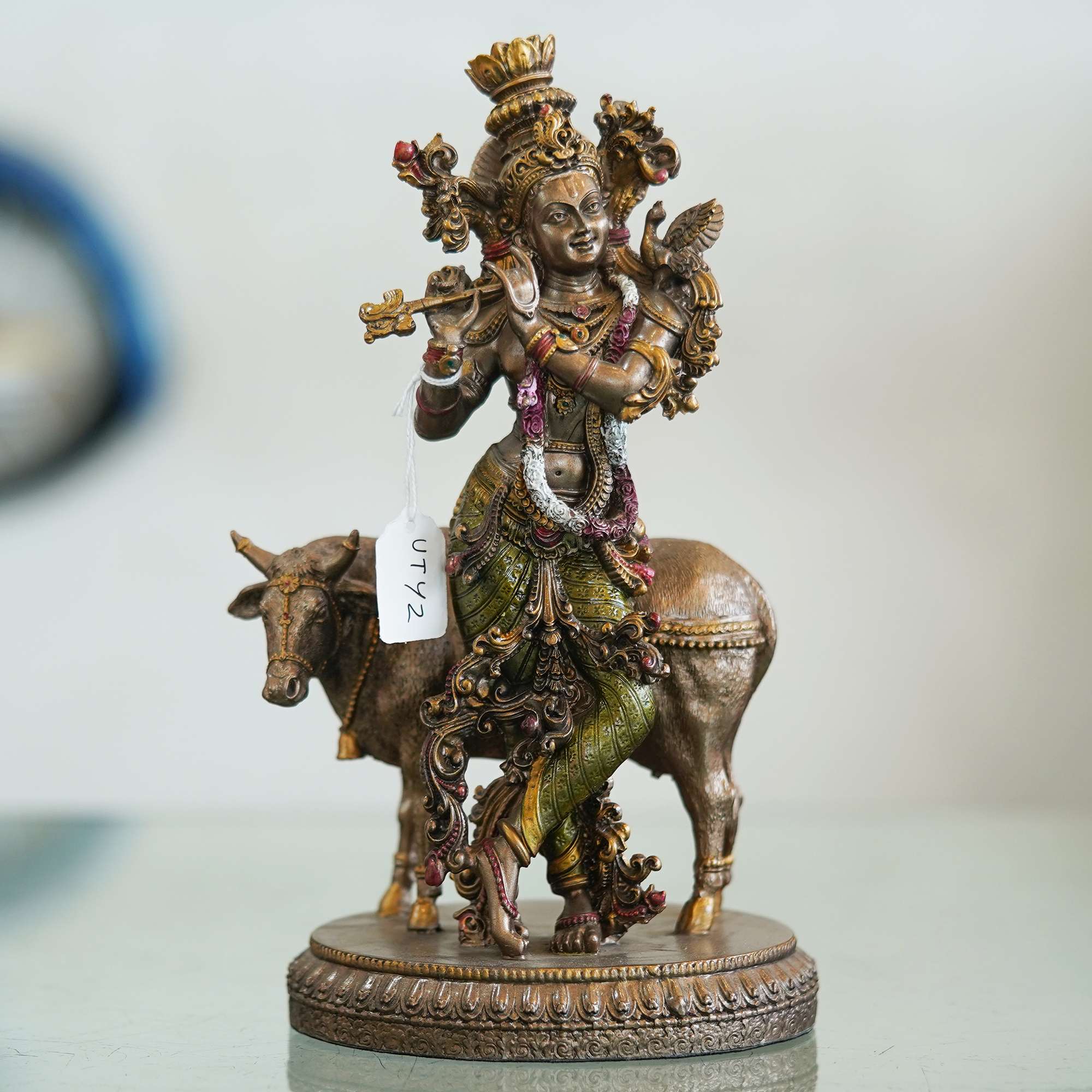 Chitran Product Photography KRISHNA WITH COW - Image 1