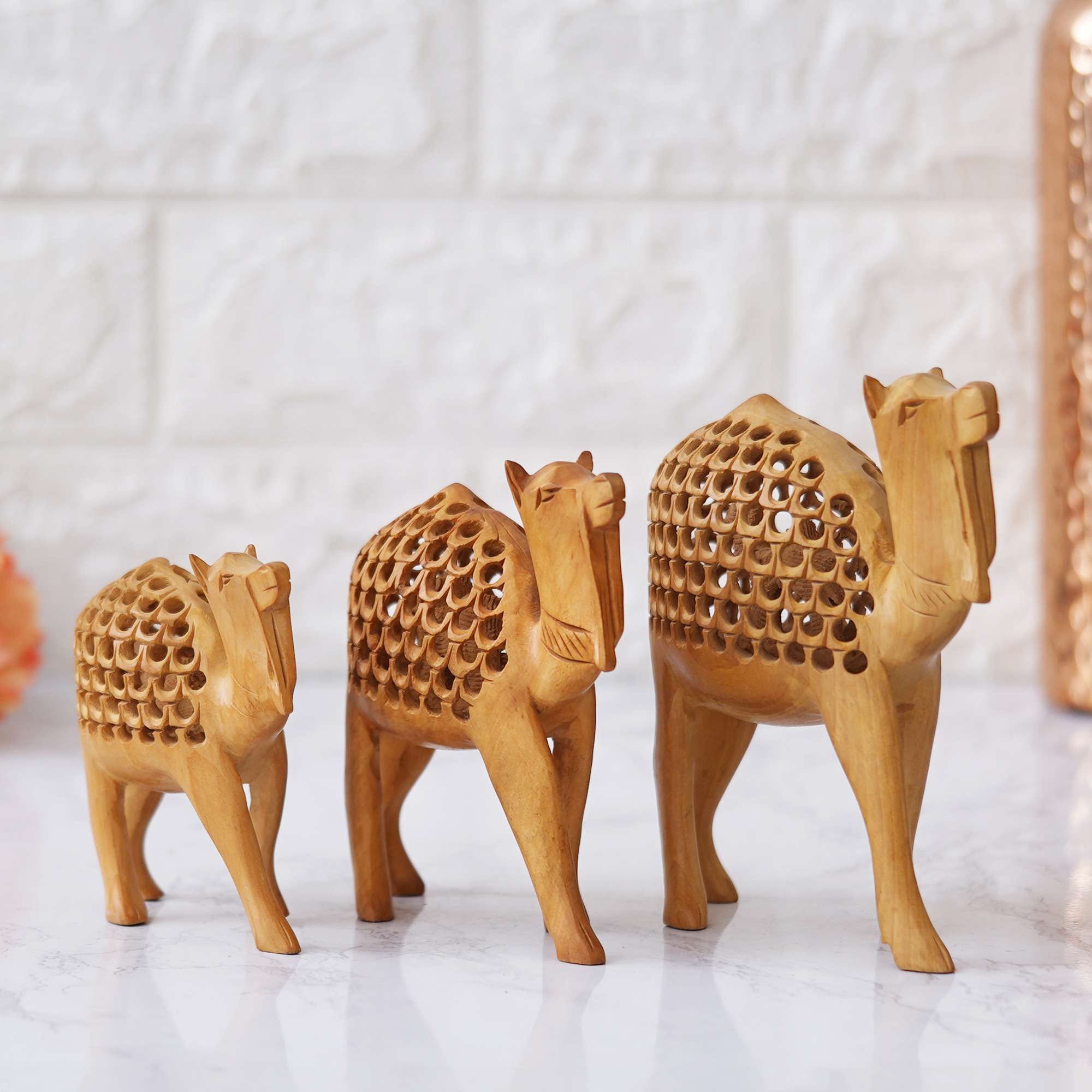 Chitran Product Photography Wooden Camel - Image 1
